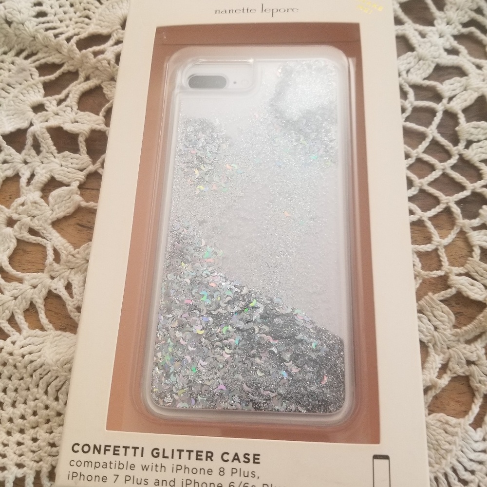 Annette lepore glitter iPhone case